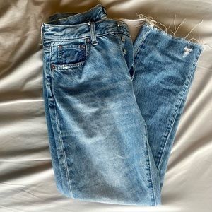 Gap highrise straight cut jeans